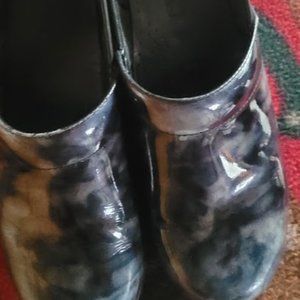 Dansko clog multi color tone